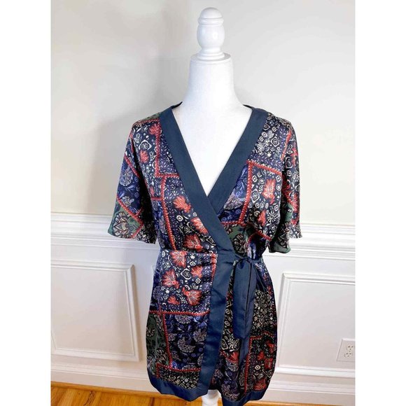 ZARA | Printed Dress with Bow - Picture 6 of 8